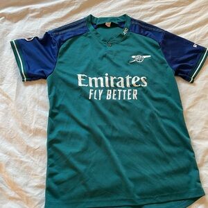 Men's Custom Emirates Fly Better Men's Football Jersey #10 - Size Medium